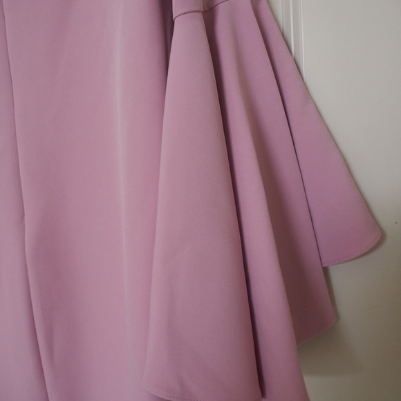 Milly Dresses Ruffle Sleeve Dusty Rose S 6 8 10 - Picture 6 of 7